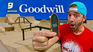 Making The Cheapest Fingerboard Park From Goodwill [upl. by Euqinom]