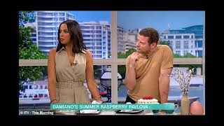 Rochelle Humes screams get the camera off at stunned This Morning crew as cooking segment takes d [upl. by Nylia]