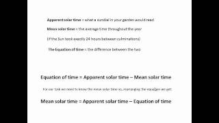 Astronomy GCSE Topic 4 How to calculate your longitude [upl. by Rivers816]