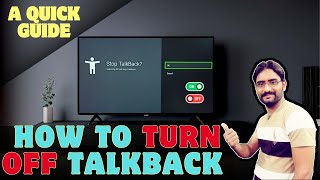 How to Turn Off TalkBack  TalkBack Settings Off  A Quick Guide [upl. by Llenor]