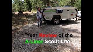 Aliner Scout Lite Review  Mogollon Rim Camping  Lake Mary [upl. by Remy]