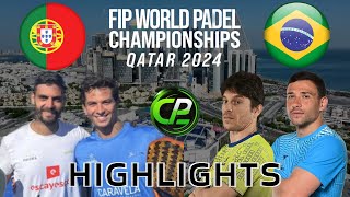 PEU amp LUQUE VS CAMPAGNOLO amp GOMES  GROUPS  FIP WORLD PADEL CHAMPIONSHIPS 2024  HIGHLIGHTS [upl. by Campball]