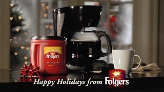 FOLGERS  2009 quotPeter Comes Homequot Christmas Commercial [upl. by Dagley]