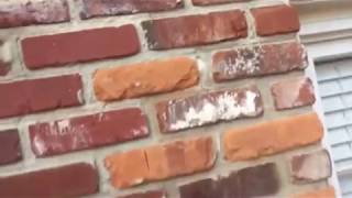 JSA Foundation Repair showing “How to lift and push over a leaning brick wall” [upl. by Adnat]