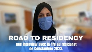 Une interview avec la 1re au résidanat de Constantine 2023 [upl. by Schlessinger]