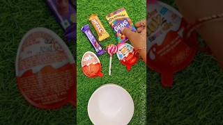 yummy 😋 kinder joy lollipop cartoon video with lots of candies chocolates amp jelly  shorts ytshots [upl. by Rodi]