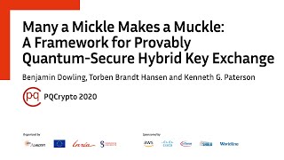 PQCrypto 2020  Many a Mickle Makes a Muckle… • B Dowling T Brandt Hanse K G Paterson [upl. by Drofla]