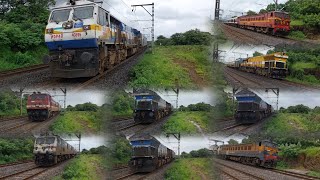 Best of August 2024 Part1 A 43 in 1 Massive Compilation of Diesel amp Electric Led Trains At Akurdi [upl. by Ellecrag]