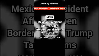 28 Nov 2024 World Top Headlines news headlines latestnews usa worldnews abcnews mexico [upl. by Gatian244]