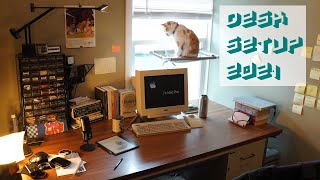 2021 desk setup room tour student streaming productivity minimalist workspace guide ali abdaal hi [upl. by Omarr]