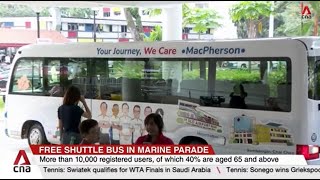 MPs raise concerns about funding fairness of pilot shuttle bus service in Marine Parade [upl. by Vargas]