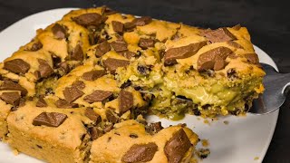 TORTA COOKIES CON GOCCE DI CIOCCOLATO  Ricetta incredibilmente deliziosa Facilissima e Buonissima [upl. by Oznerol760]