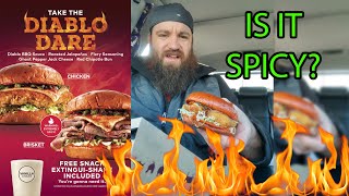 Minnesotan Eats Arbys Chicken Diablo Dare Challenge [upl. by Petey141]