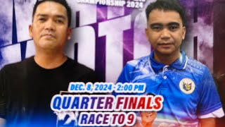 MICHAEL X44 FILICAINO VS MIGUEL SALVILLA QUARTER FINALS 9 BALLS OPEN BAKBAKAN SA PASSI [upl. by Dj]