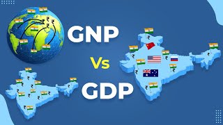 GNP VS GDP  What Is GNP and GDP  Difference Between GNP and GDP [upl. by Pfeifer]