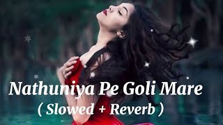 nathuniya pe goli mare slowed revard and lofi song nilkamal new lofi song ARbhokpurisong [upl. by Nnyrat519]