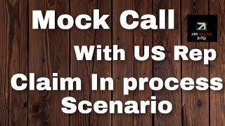 Mock Call for claim in Process scenario usa medicalbilling healthinsurance hospital doctor [upl. by Atokad]