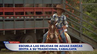 ESCUELA LAS DELICIAS DE AGUAS ZARCAS INVITA A SU TRADICIONAL CABALGATA [upl. by Atirma]