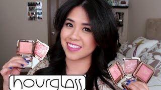 HOURGLASS Ambient Lighting BLUSH Collection Review [upl. by Haletky]