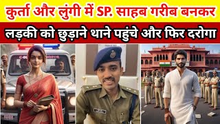 SP साहब कुर्ता और लुंगी में गरीब बनकर लड़की को छुड़ाने थाने पहुंचे और फिर दरोगा ने जो किया [upl. by Nuajed487]