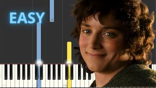 Concerning Hobbits  The Shire Theme  The Lord of The Rings  EASY Piano Tutorial [upl. by Neitsirhc181]