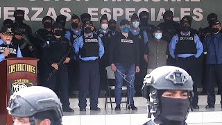 Honduras  Detenido el expresidente Juan Orlando Hernández por narcotráfico y corrupción [upl. by Lesiram]