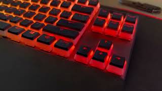 HyperX Pudding Keycaps Double Shot PBT Keycap Set with Translucent Layer Review [upl. by Westleigh428]