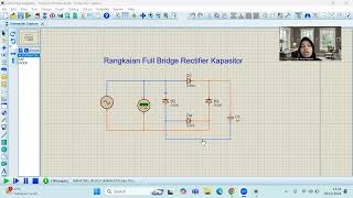 Video Full Bridge Rectifier Kapasitor Modul 1 [upl. by Armillia808]