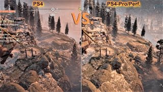 Horizon Zero Dawn  PS4 vs PS4 Pro  Graphics Comparison  4K Supersampling [upl. by Zaid]