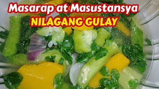 MASARAP AT MASUSTANSYANG NILAGANG GULAY  FILIPINO RECIPE [upl. by Ardeed]