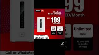 Home WiFi Wireless Connection Best Etisalat WiFi Plans Etisalat WiFi Connection [upl. by Yrtnahc]