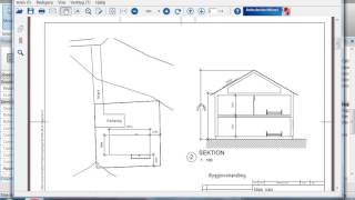 Revit Architecture 67 INLÄMNING BYGGLOV DEL37 Att skriva ut ritningar [upl. by Mahsih]