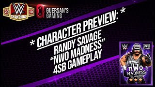 Character Preview Randy Savage quotNWO Madnessquot 4SB Gameplay  WWE Champions 😺 [upl. by Schreibman241]