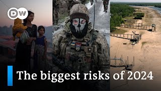 Global risk report The biggest global risks of 2024  DW News [upl. by Neelat]