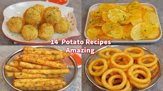 14 Amazing Potato Recipes Collections  French Fries  Potato Chip  Potato Snack Potato Sticks [upl. by Orabelle]