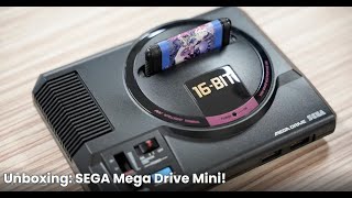 Unboxing Sega Mega Drive amp Sega Mini – Retro Gaming Bliss [upl. by Lessur]