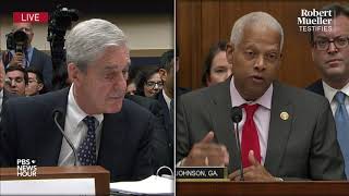 WATCH Rep Hank Johnson’s full questioning of Robert Mueller  Mueller testimony [upl. by Yasmar]