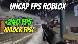 How To Uncap Roblox FPS Using ClientSettings Gamefiles NO DOWNLOAD [upl. by Bartram]