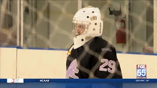 High School Hockey Leo edges out Homestead 32 [upl. by Isnan]