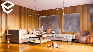 Enscape 35 Tutorial Super Realistic Interior Render Setting In Enscape [upl. by Bordy768]