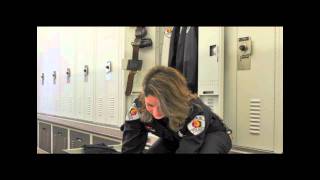 Spacesaver FreeStyle™ Law Enforcement Lockers at Skokie IL Police Department [upl. by Rosalba397]