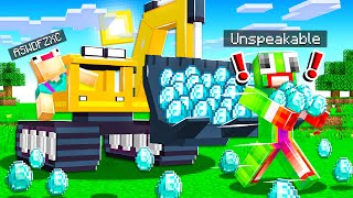 7 Ways To Steal UNSPEAKABLES DIAMONDS in Minecraft [upl. by Notselrahc]