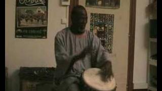 Djembe player Sega Sidibe playing Suku [upl. by Gariepy542]