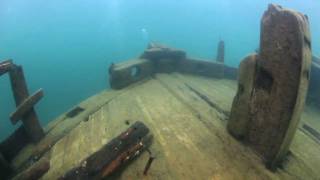 Bermuda Shipwreck Lake Superior near Munising MI [upl. by Aicinat306]