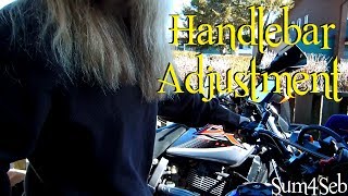 How to Adjust Handlebars ¦ Sum4Seb Motorcycle Video [upl. by Mozes]