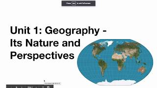 AP Human Geography  Unit 1 Types of Maps [upl. by Oiretule]