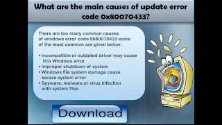 Complete solution to solve windows error code 0x80070433 [upl. by Ikkim]