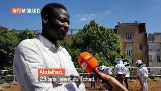 Demandeur d’asile tchadien en France Abdelhaq rêve d’apiculture [upl. by Lizzy]