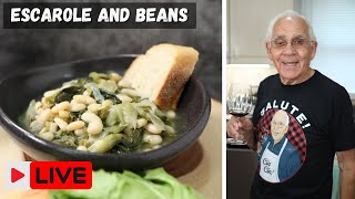 Escarole and Beans Recipe by Pasquale Sciarappa [upl. by Nilyac42]