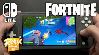 Fortnite on Nintendo Switch Lite 714 [upl. by Holub]